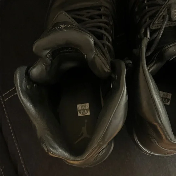 Jordan Black High-Top Sneakers - Picture 6 of 9